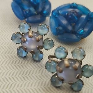 Vintage Teal Earrings